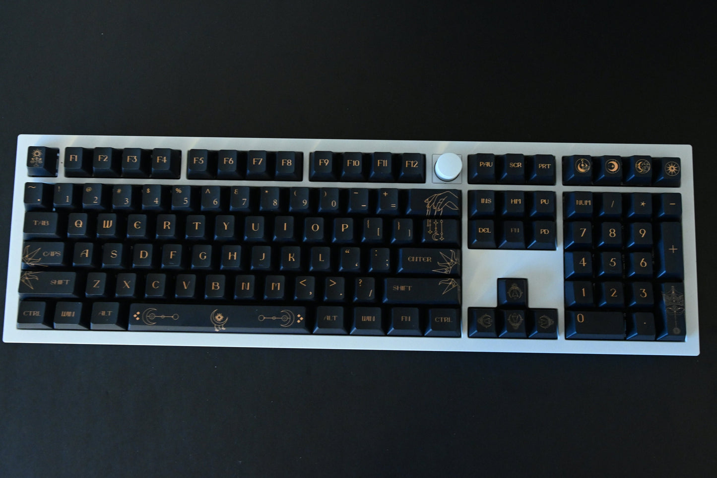 Starry Dark Night Sky Astronomy Theme Keycap Set