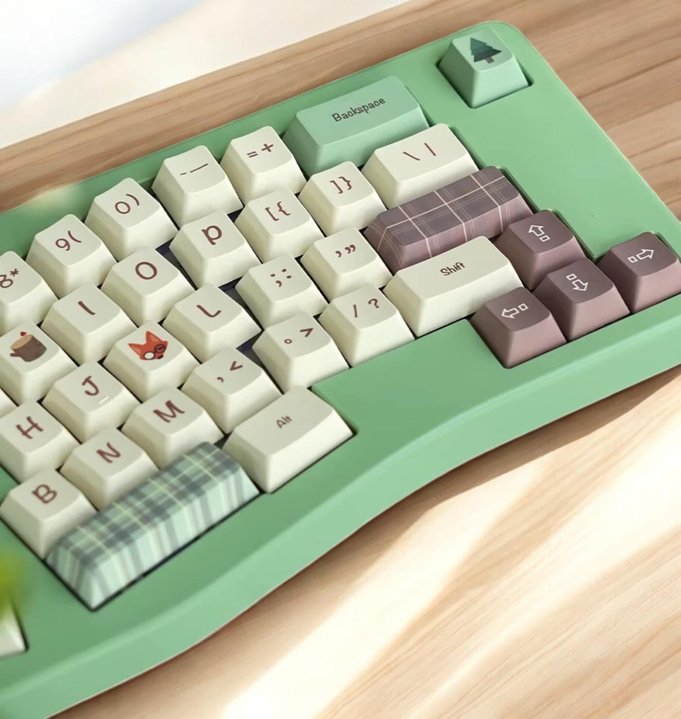 Cute Animal Forest Theme Keycap Set
