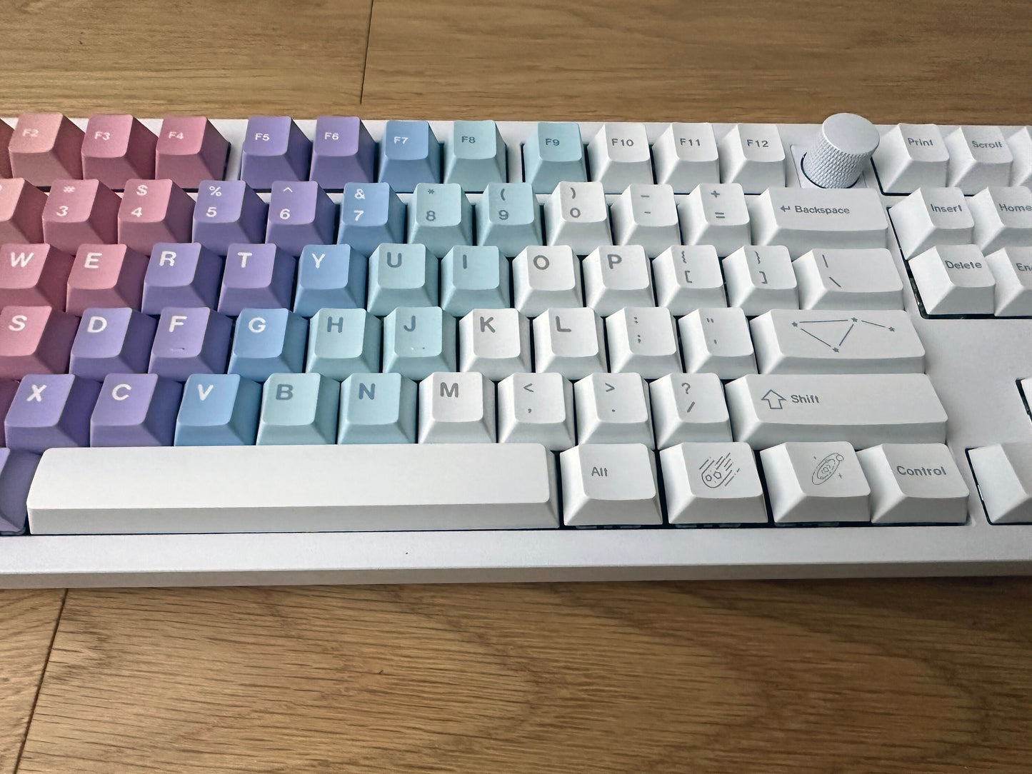 Galaxy Universe Gradient Theme Keycaps Set