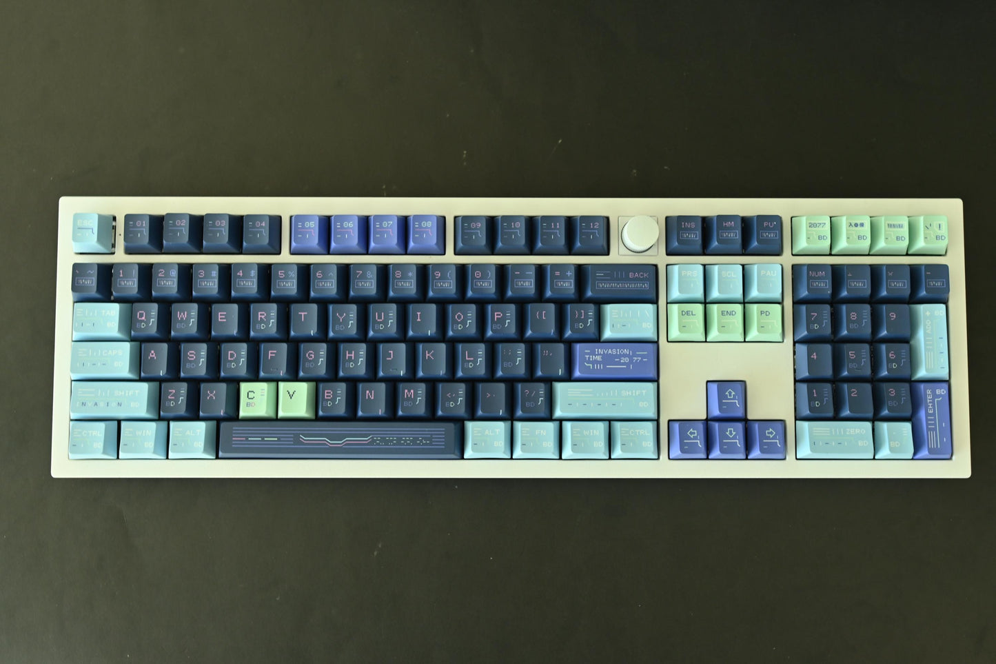 Cyberpunk Outer Space Theme Keycap Set