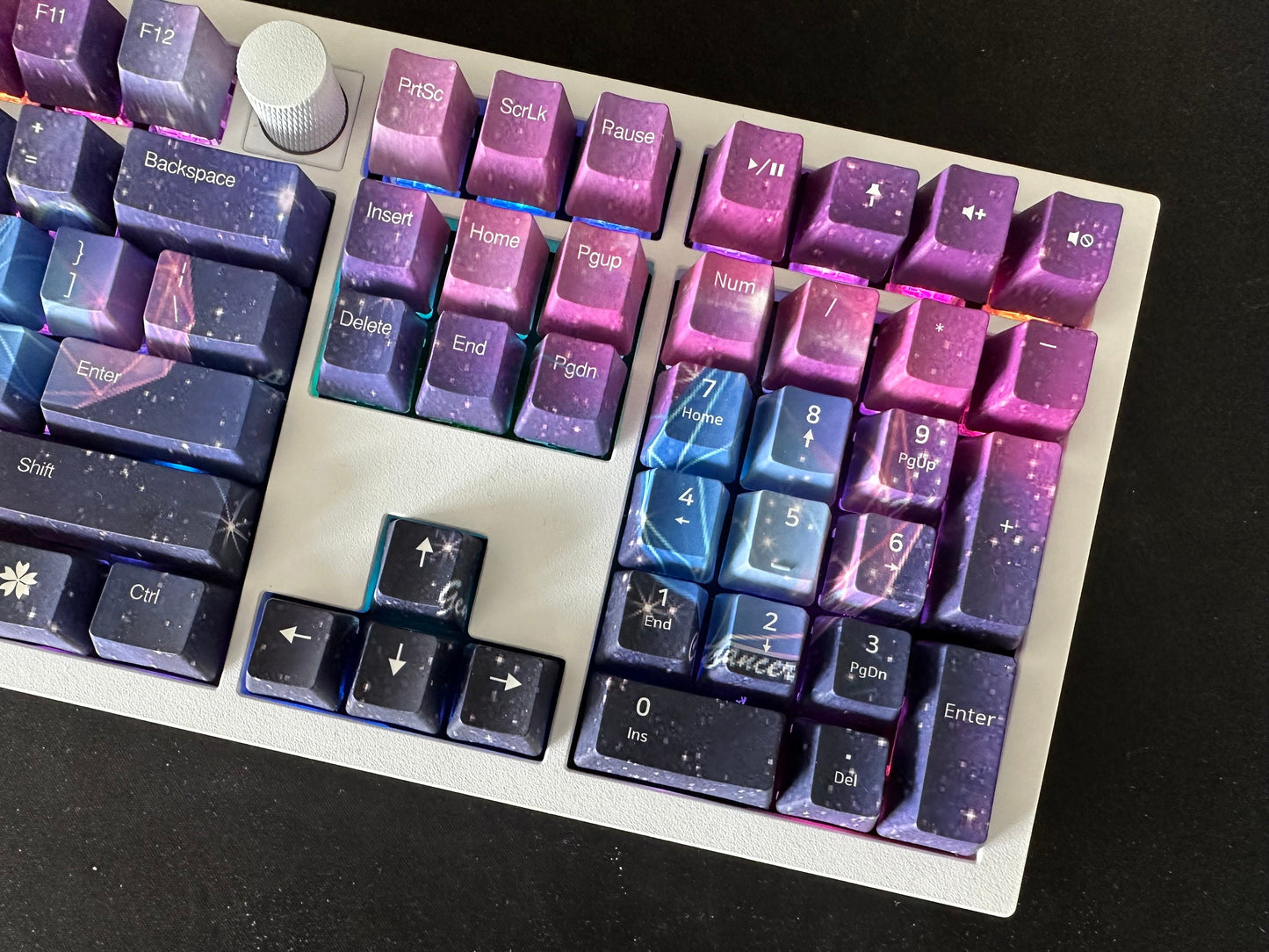Starry Dark Night Sky Dream Keycap Set