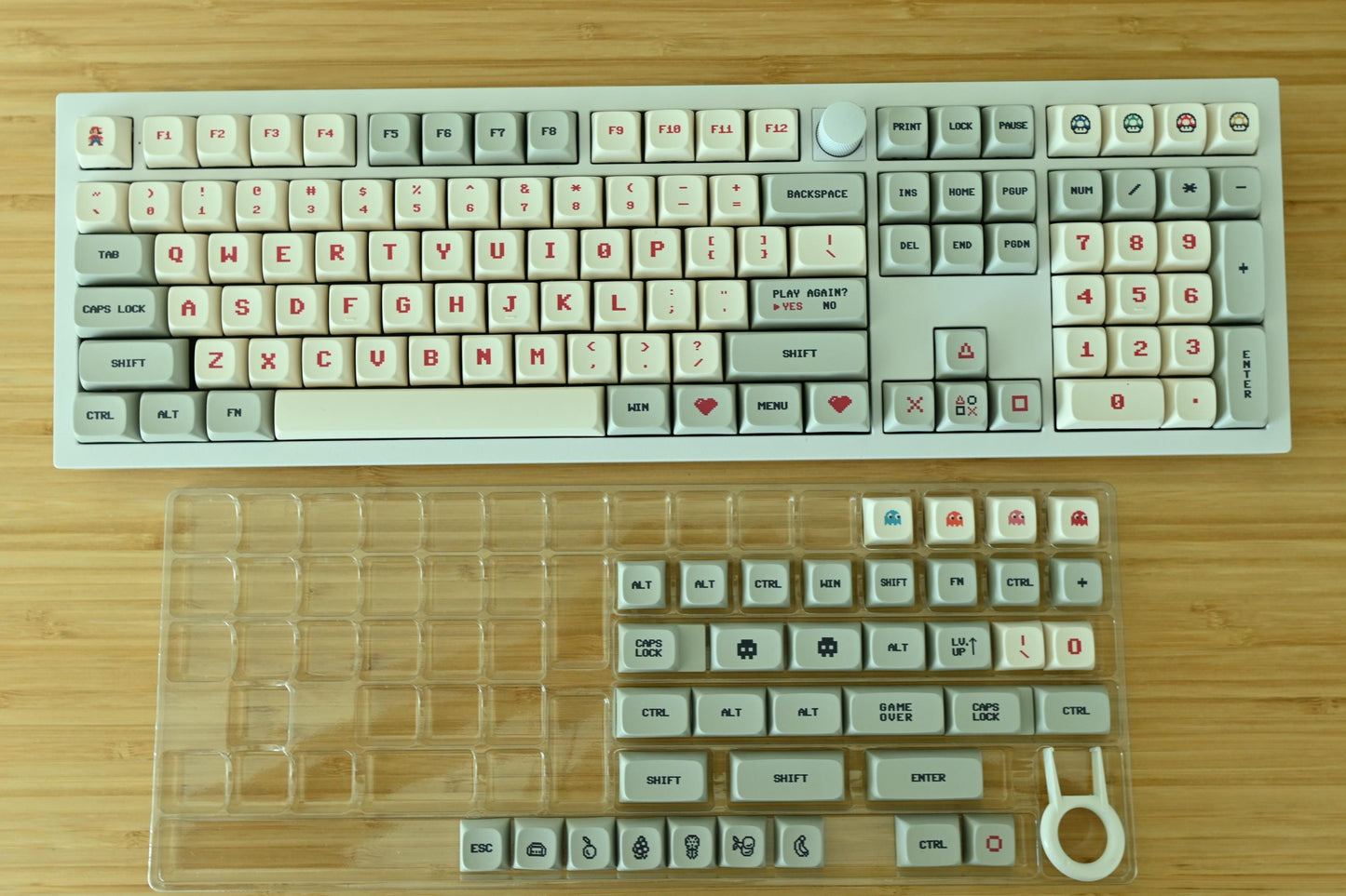 Retro Mario Video Game Keycap Set