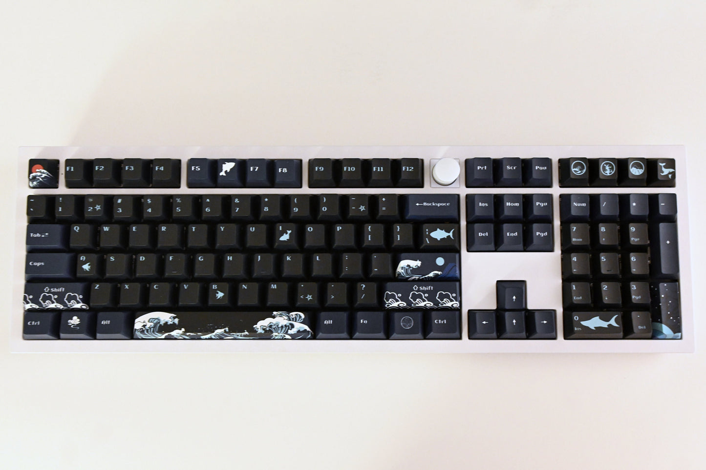 Stormy Ocean Waves Keycap Set