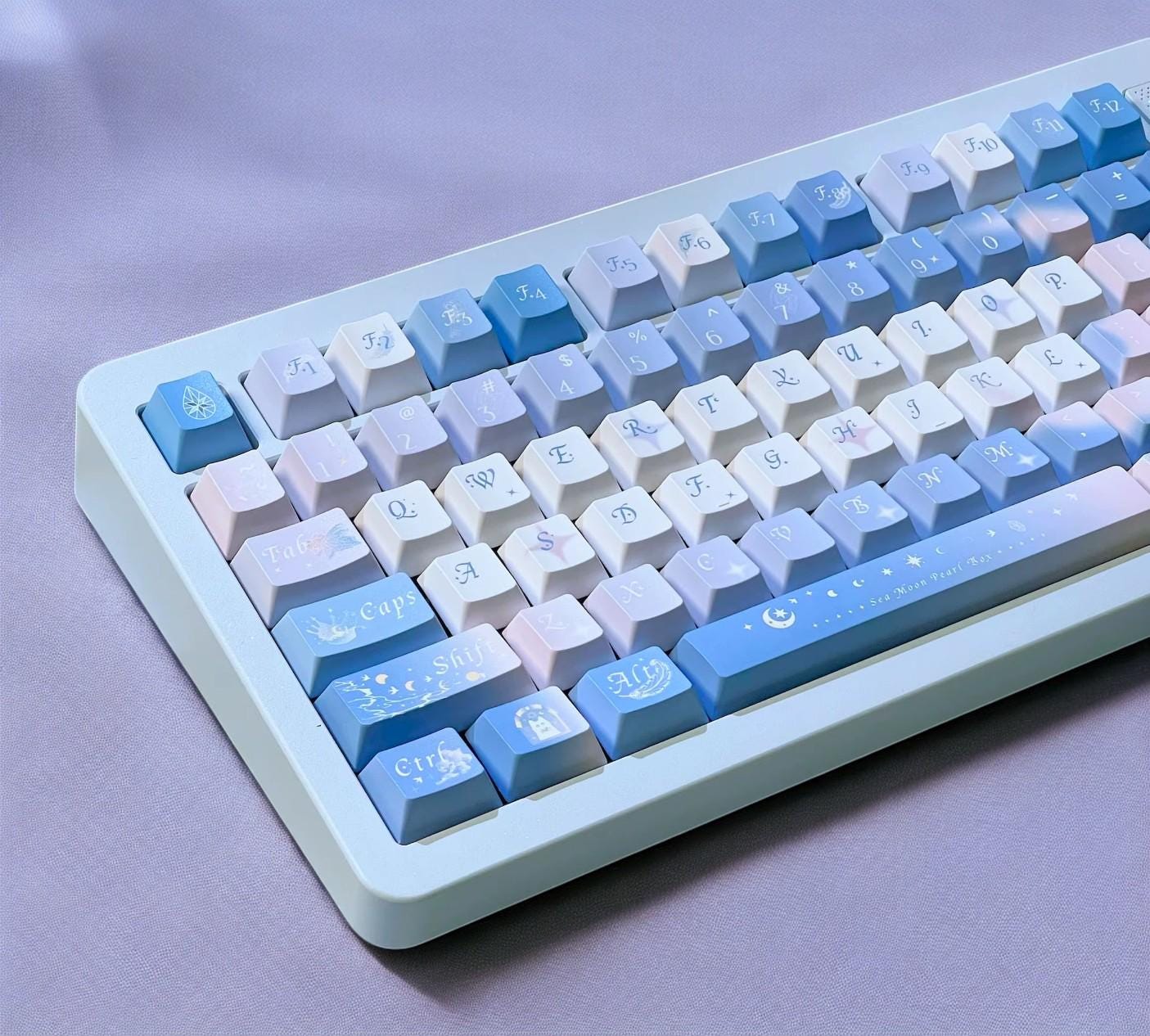 Crystal Fairy Moon Dreams Theme Keycap Set