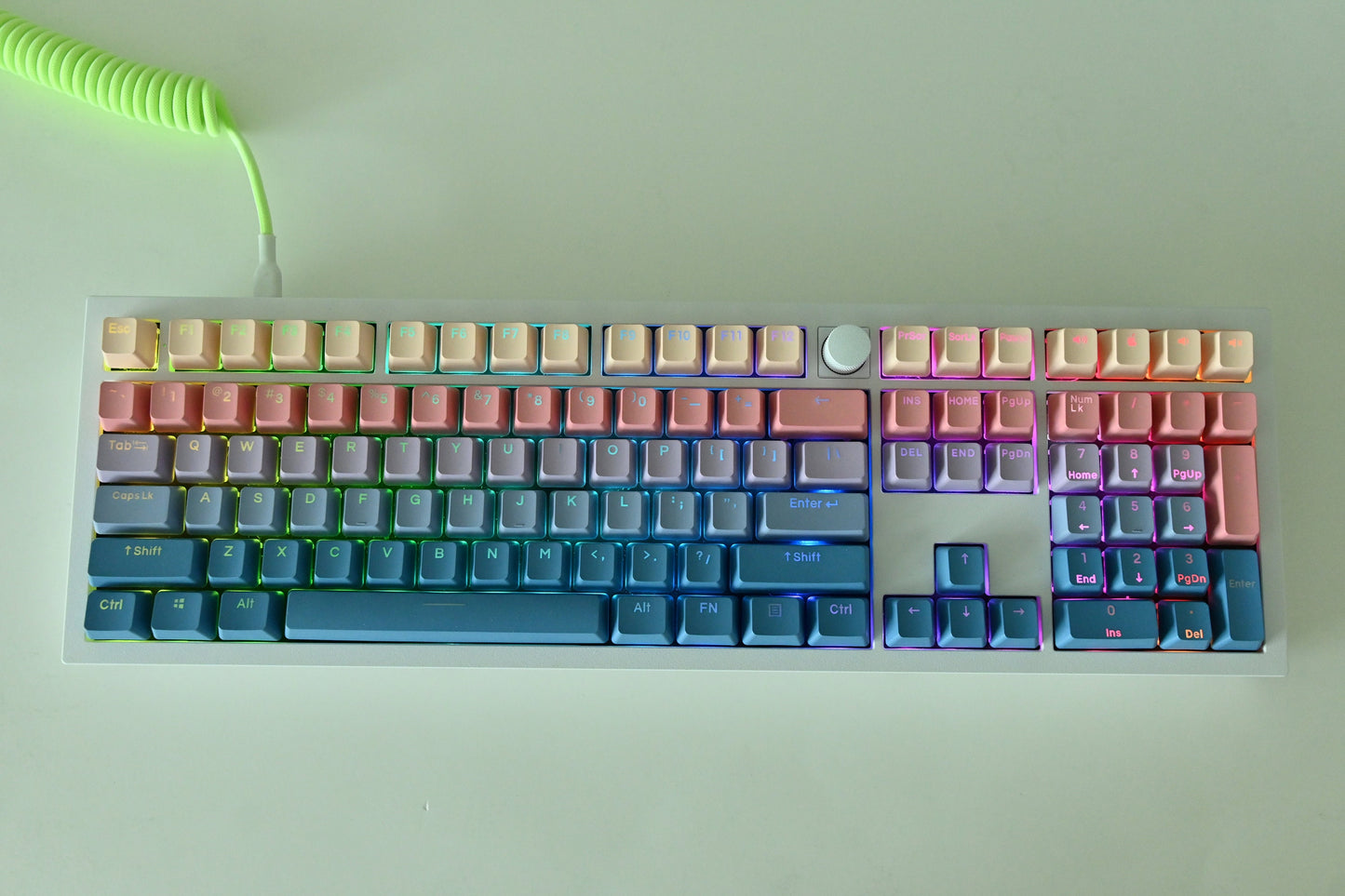 Evening Sunset Gradient Backlit Keycap Set