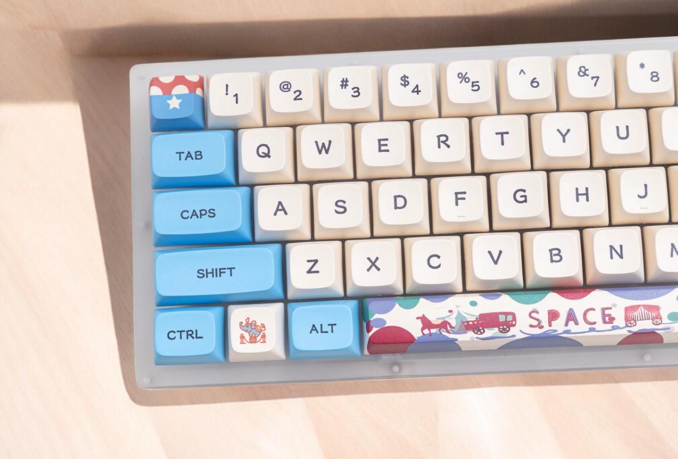Cute Magic Circus Theme Keycap Set