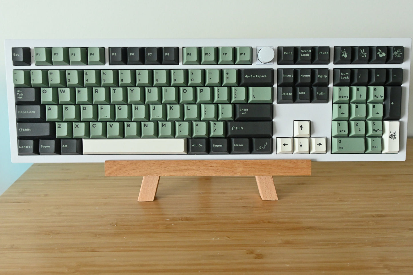 Green Olive Nature Theme Keycap Set