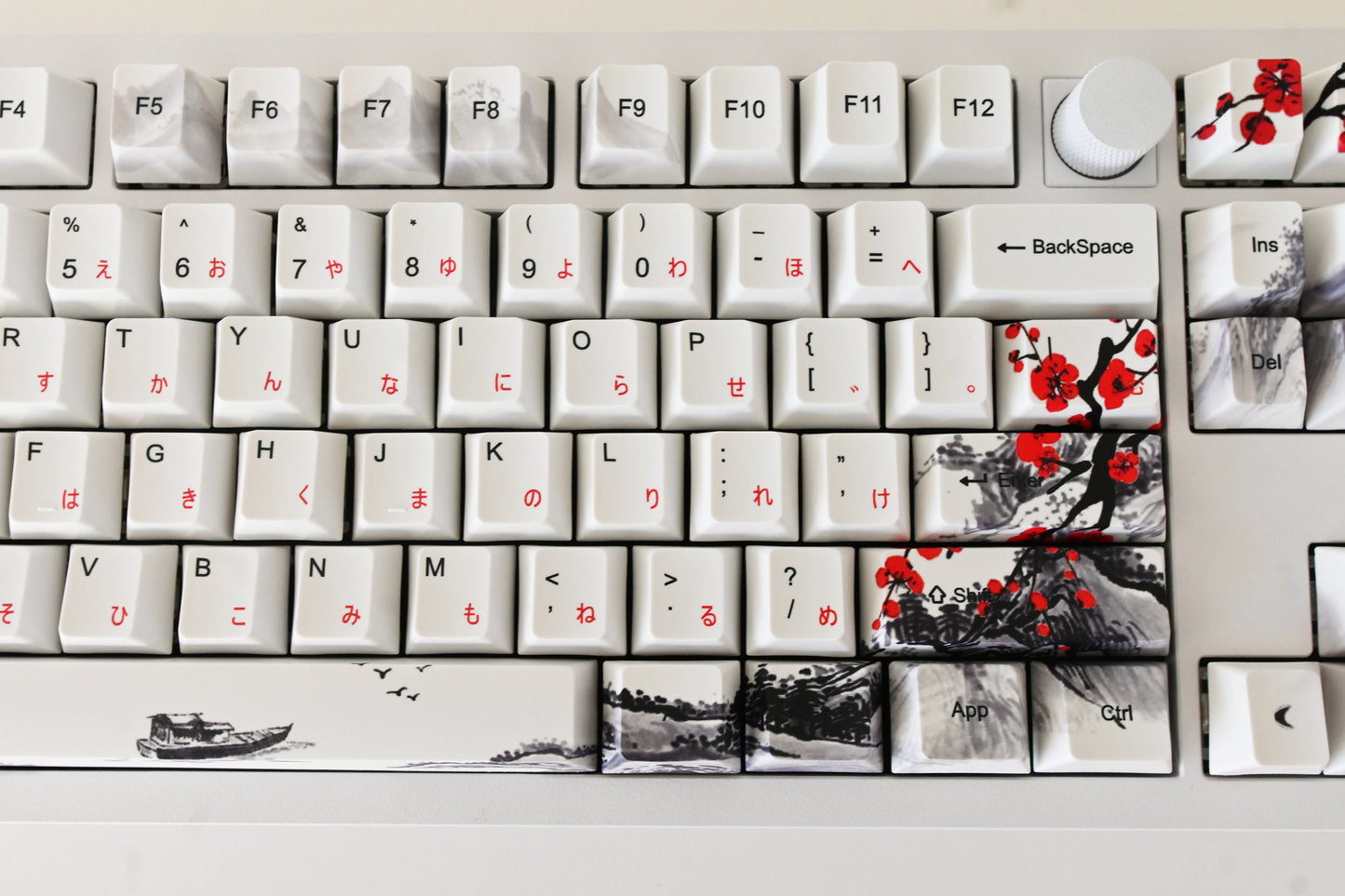 Sakura Cherry Blossom Japanese Keycap Set