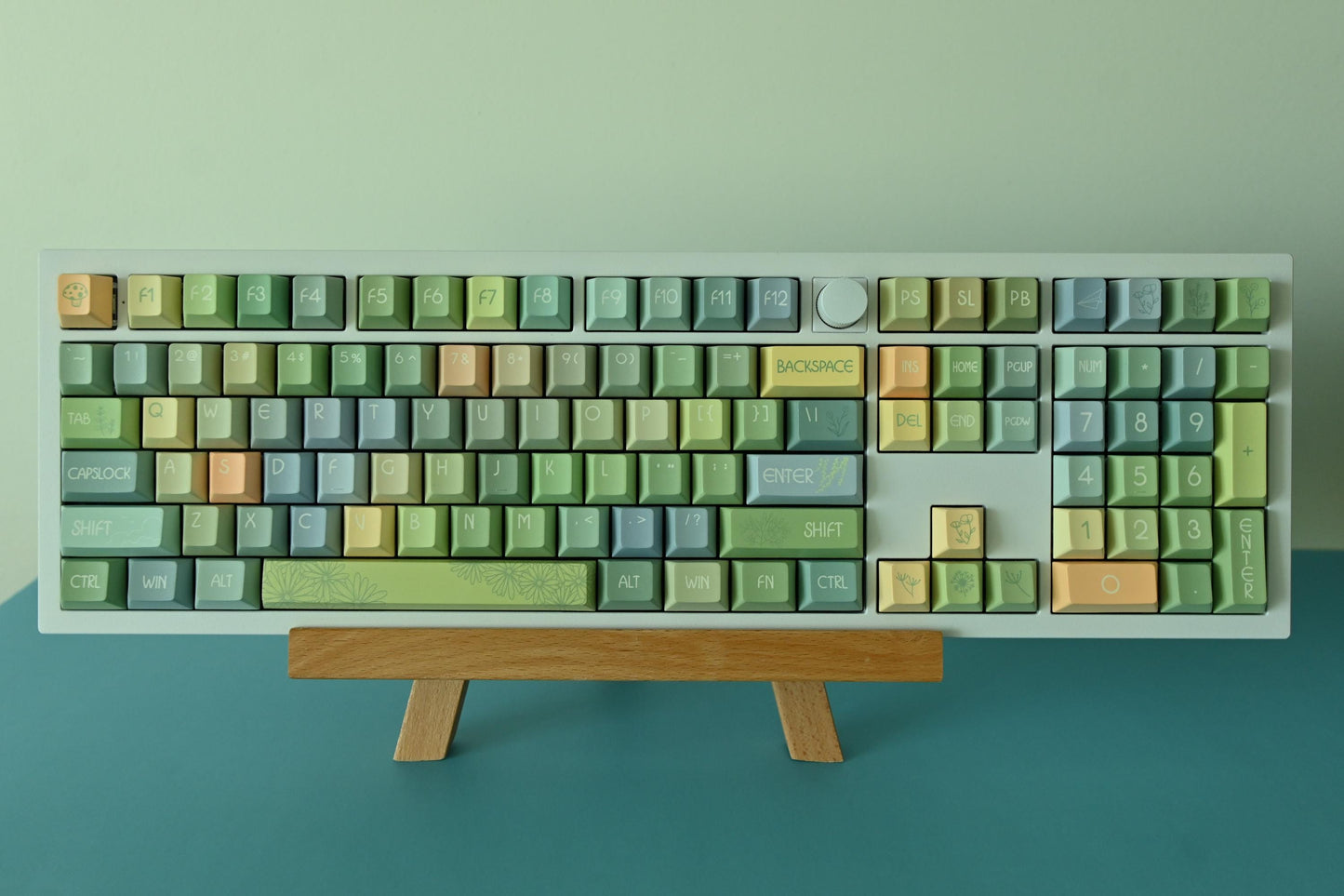 Green Garden Nature Theme Keycap Set