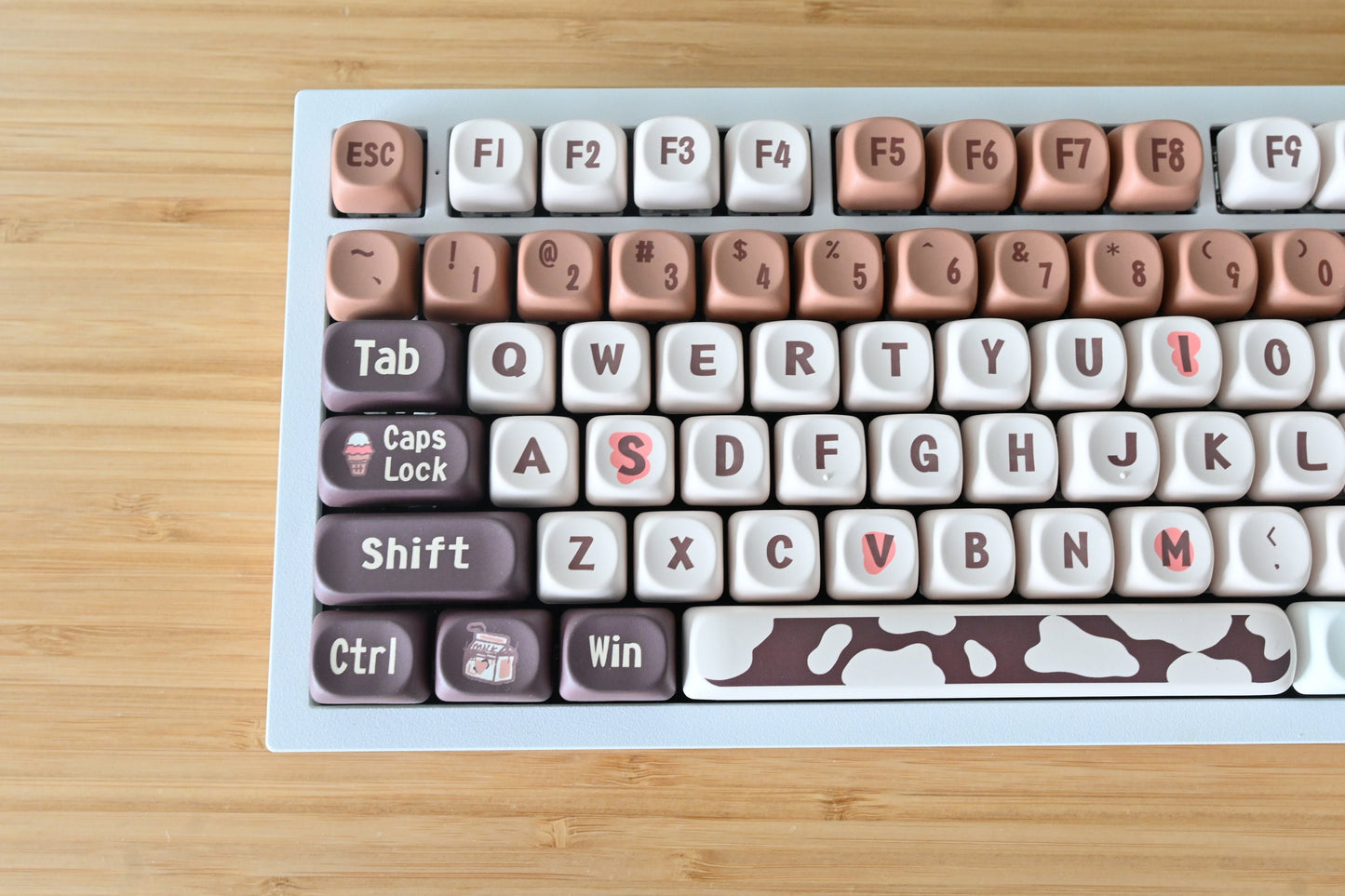 Cute Coffee Chocolate Cafe Keycap Set