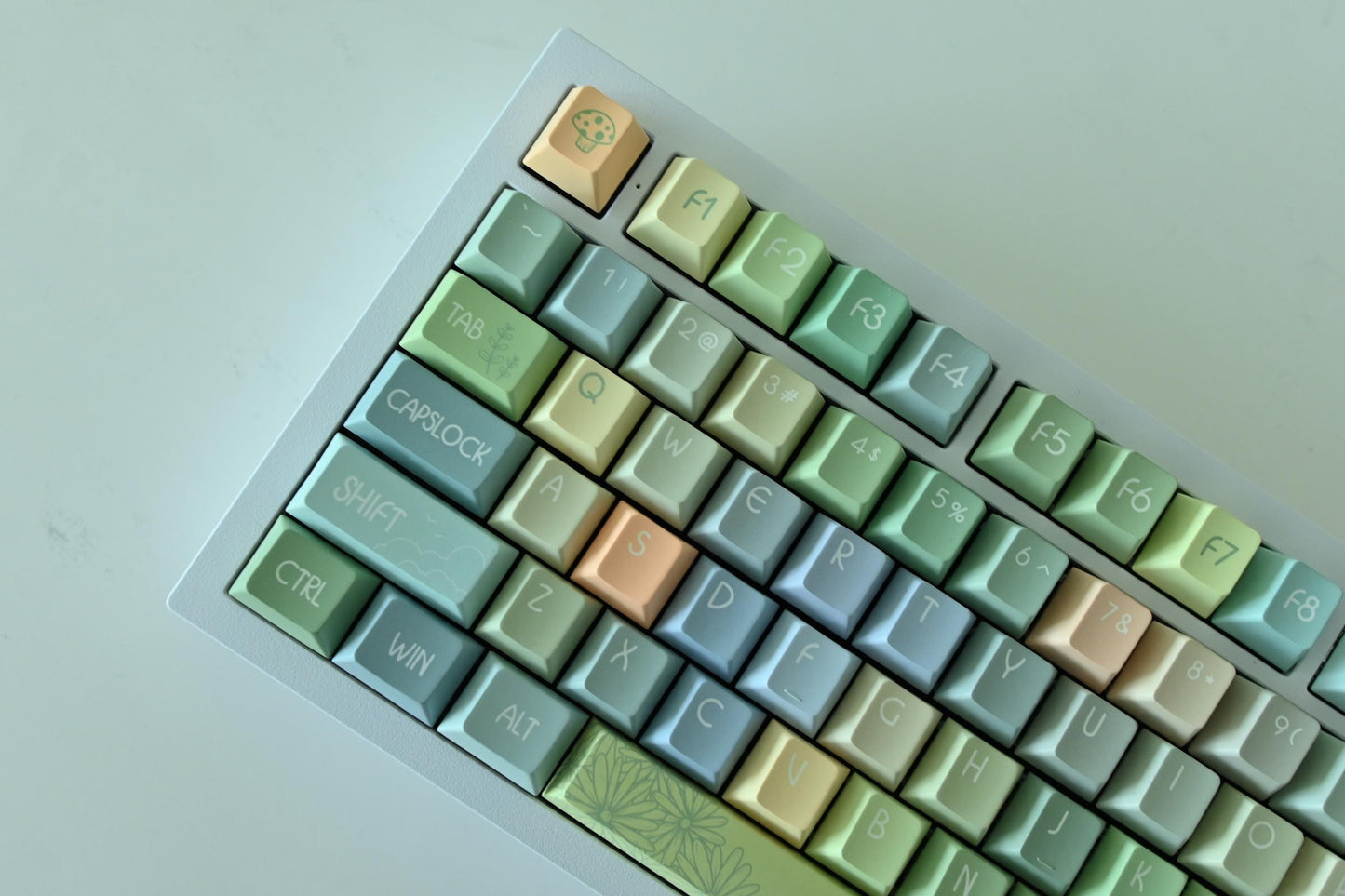 Green Garden Nature Theme Keycap Set