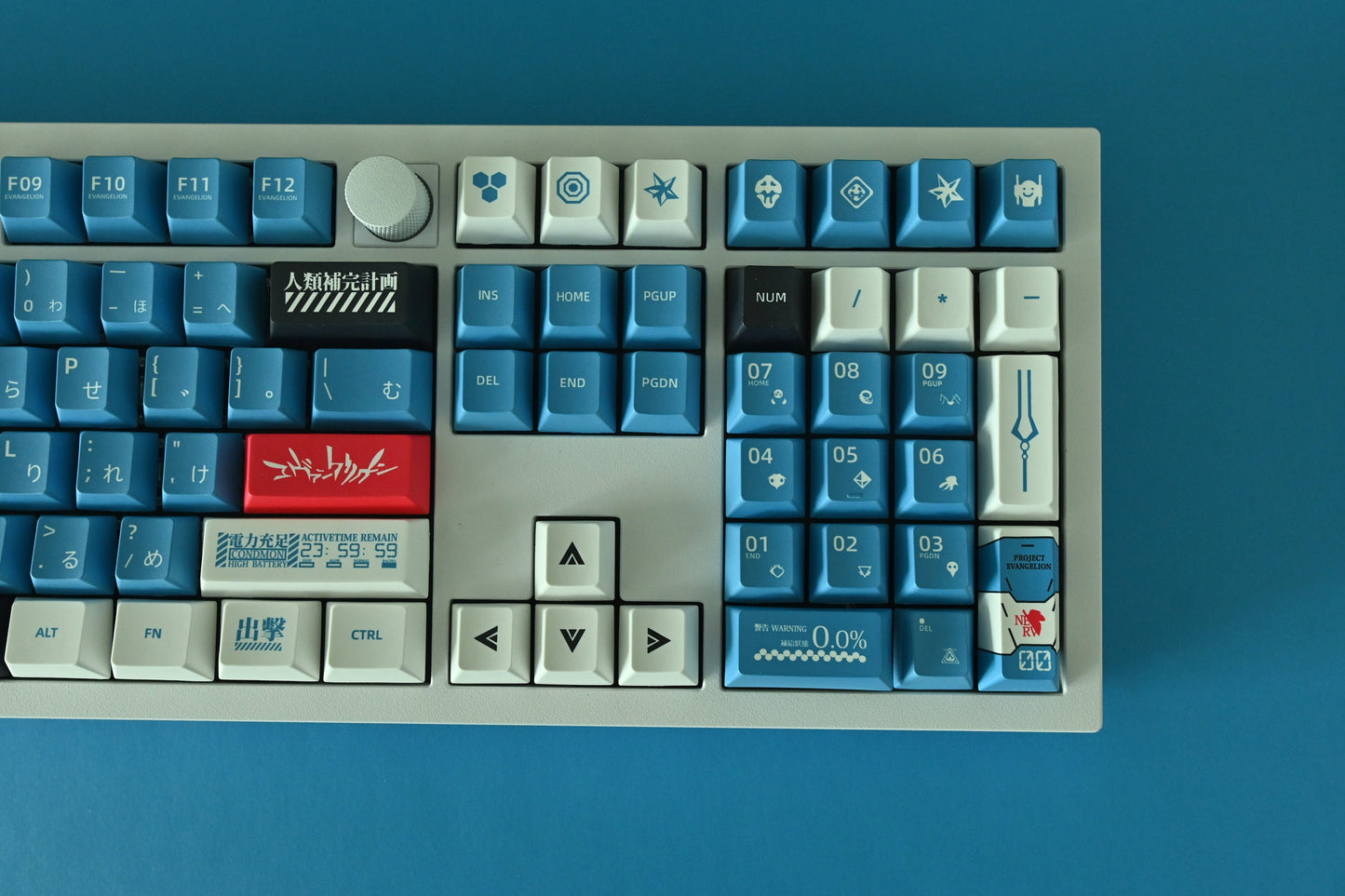 Eva Unit 00 Mecha Robot Japanese Anime Theme Keycap Set