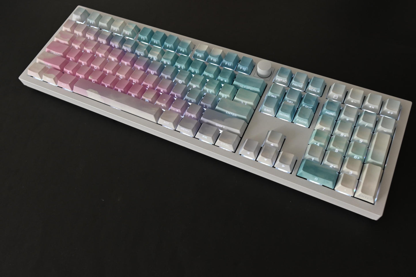 Fairy Sky Dream Clouds Backlit Side Print Keycap Set