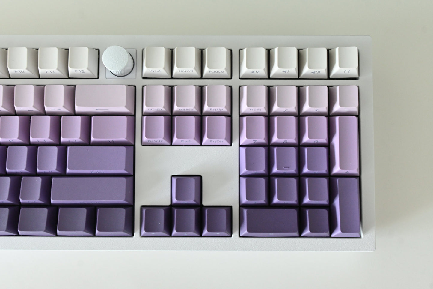 Backlit Dark Purple Gradient Keycap Set