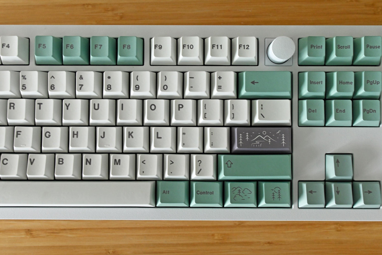 Green Mountain Valley Theme Keycap Set