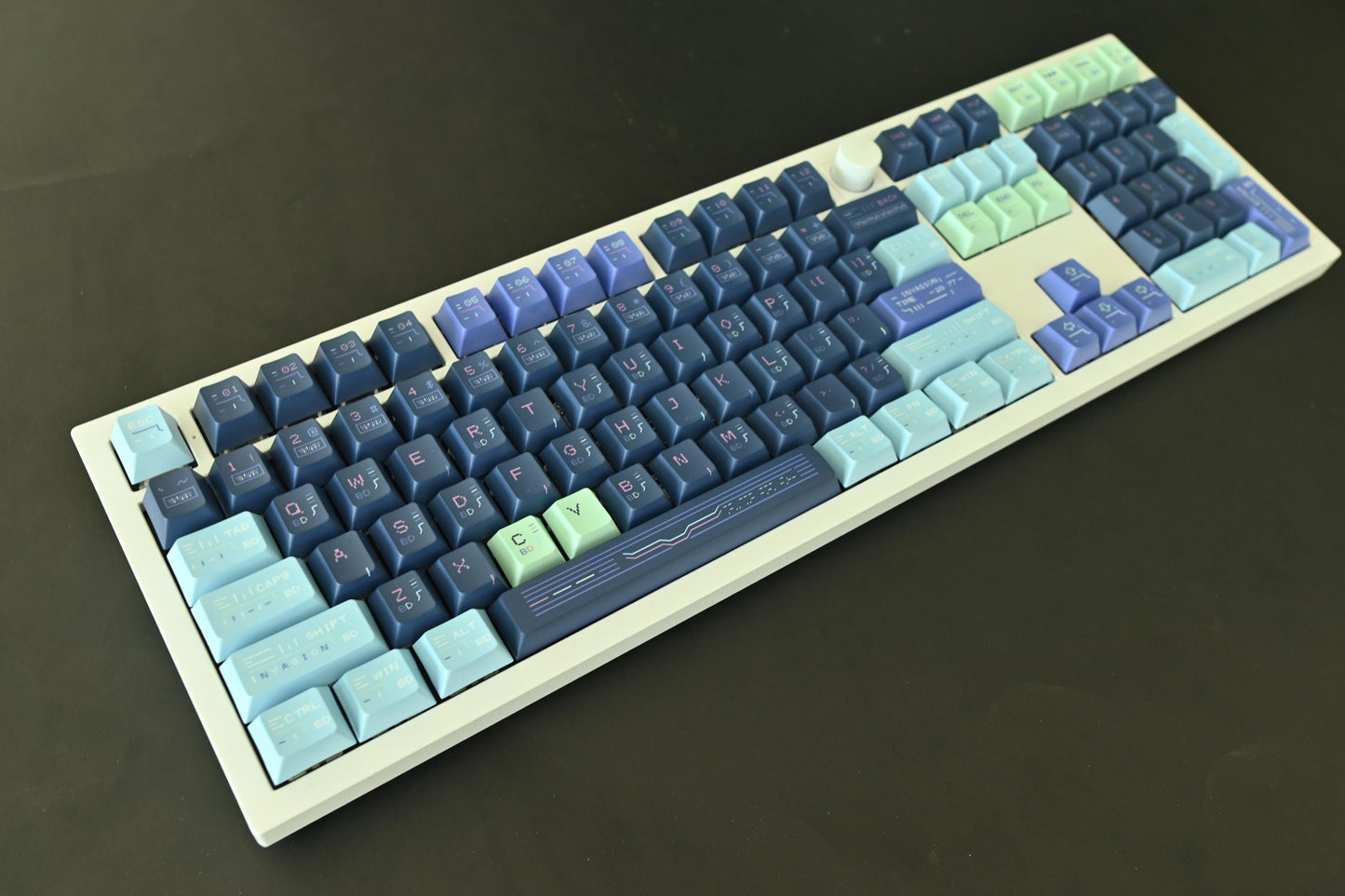 Cyberpunk Outer Space Theme Keycap Set