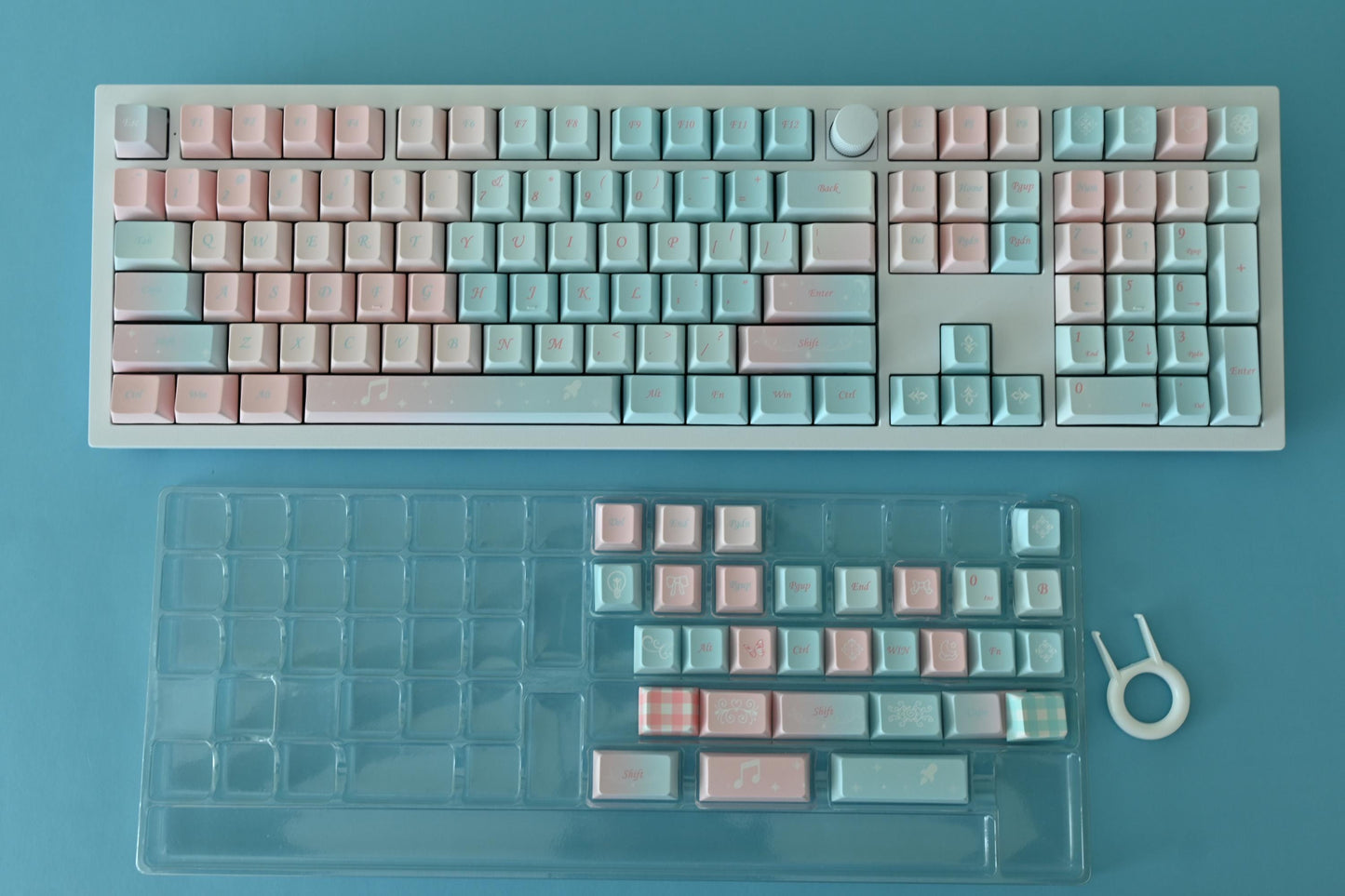 Cotton Candy Dream Theme Keycap Set