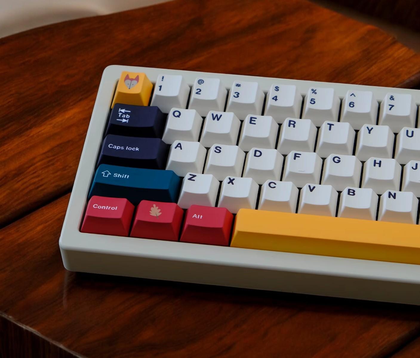 Simple Forest Animal Theme Keycap Set