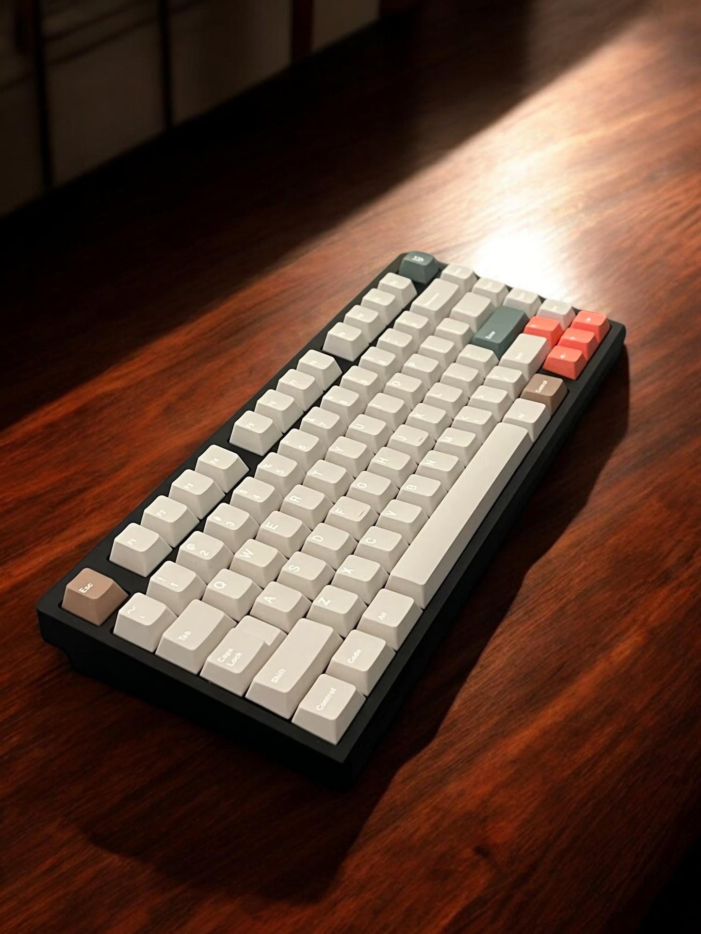 White Marble Stone Theme Keycap Set