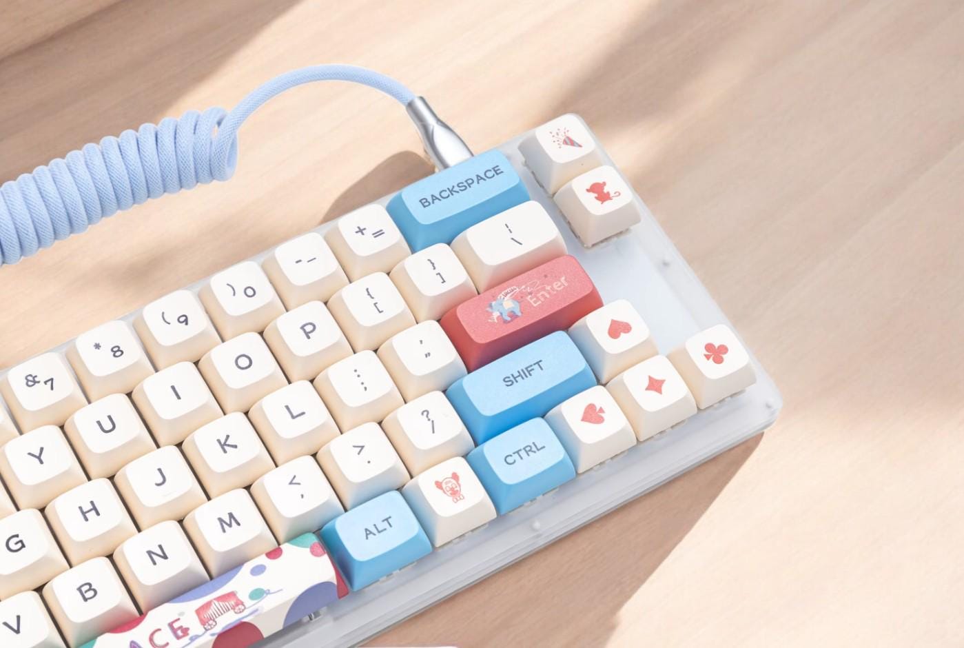 Cute Magic Circus Theme Keycap Set