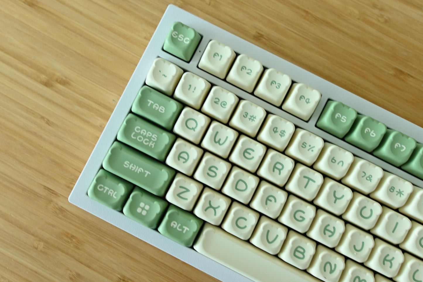 Cute Green Tea Matcha Theme Keycap Set