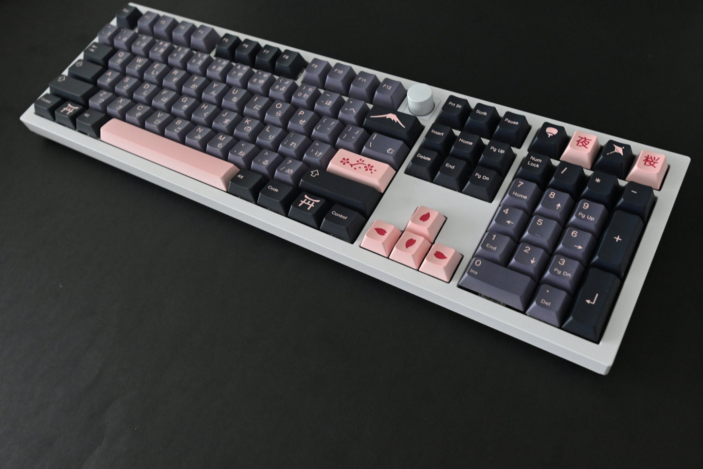 Night Sakura Japanese Theme Keycap Set