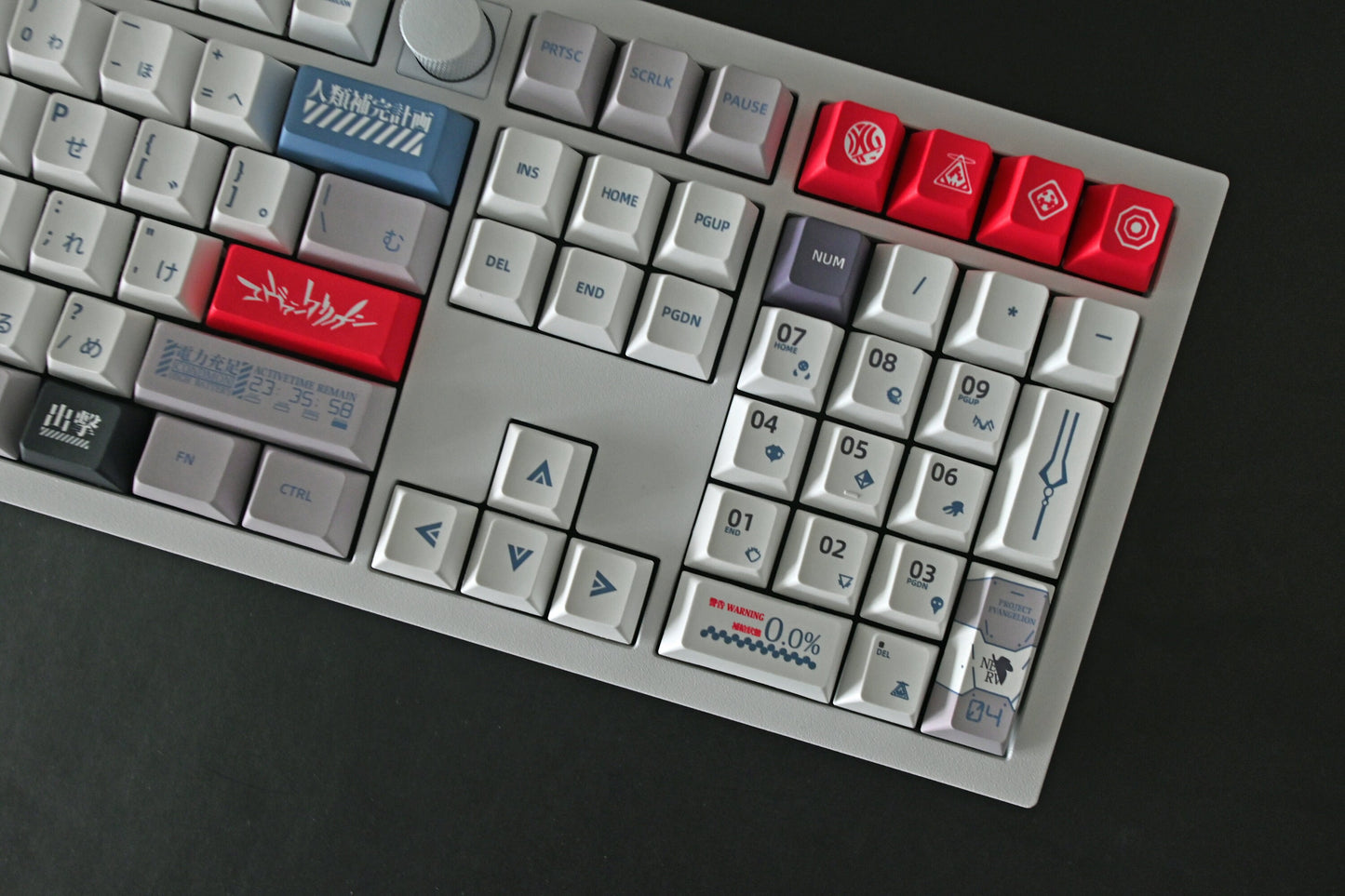 Eva Unit 04 Mecha Robot Anime Japanese Theme Keycap Set