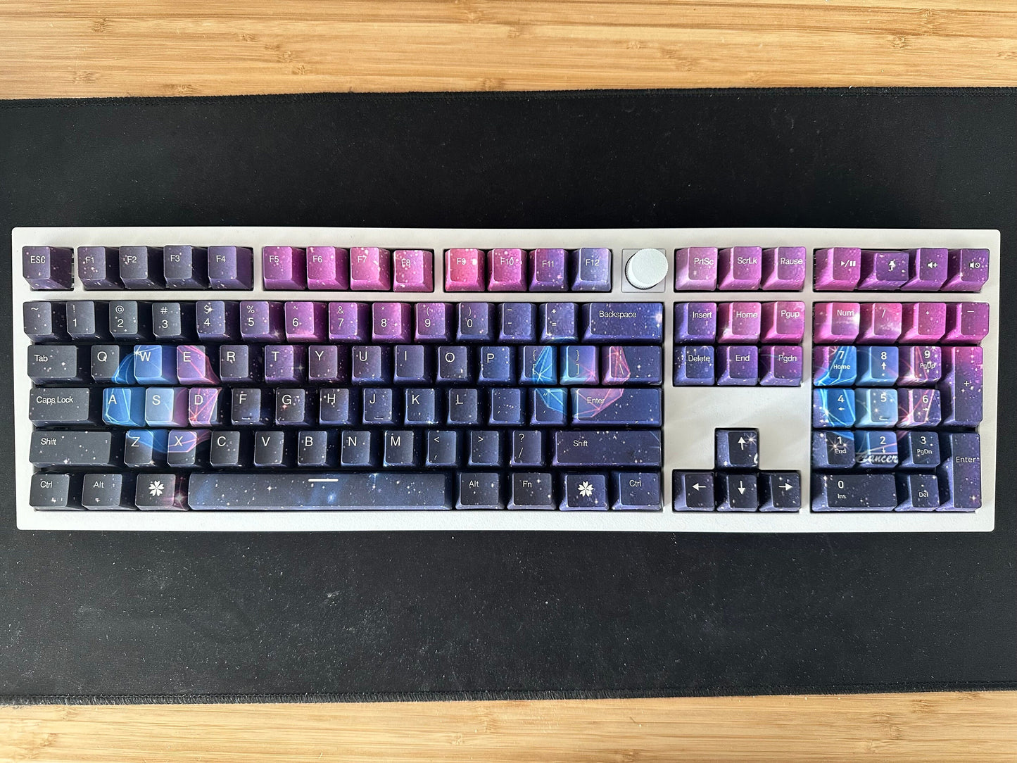 Starry Dark Night Sky Dream Keycap Set