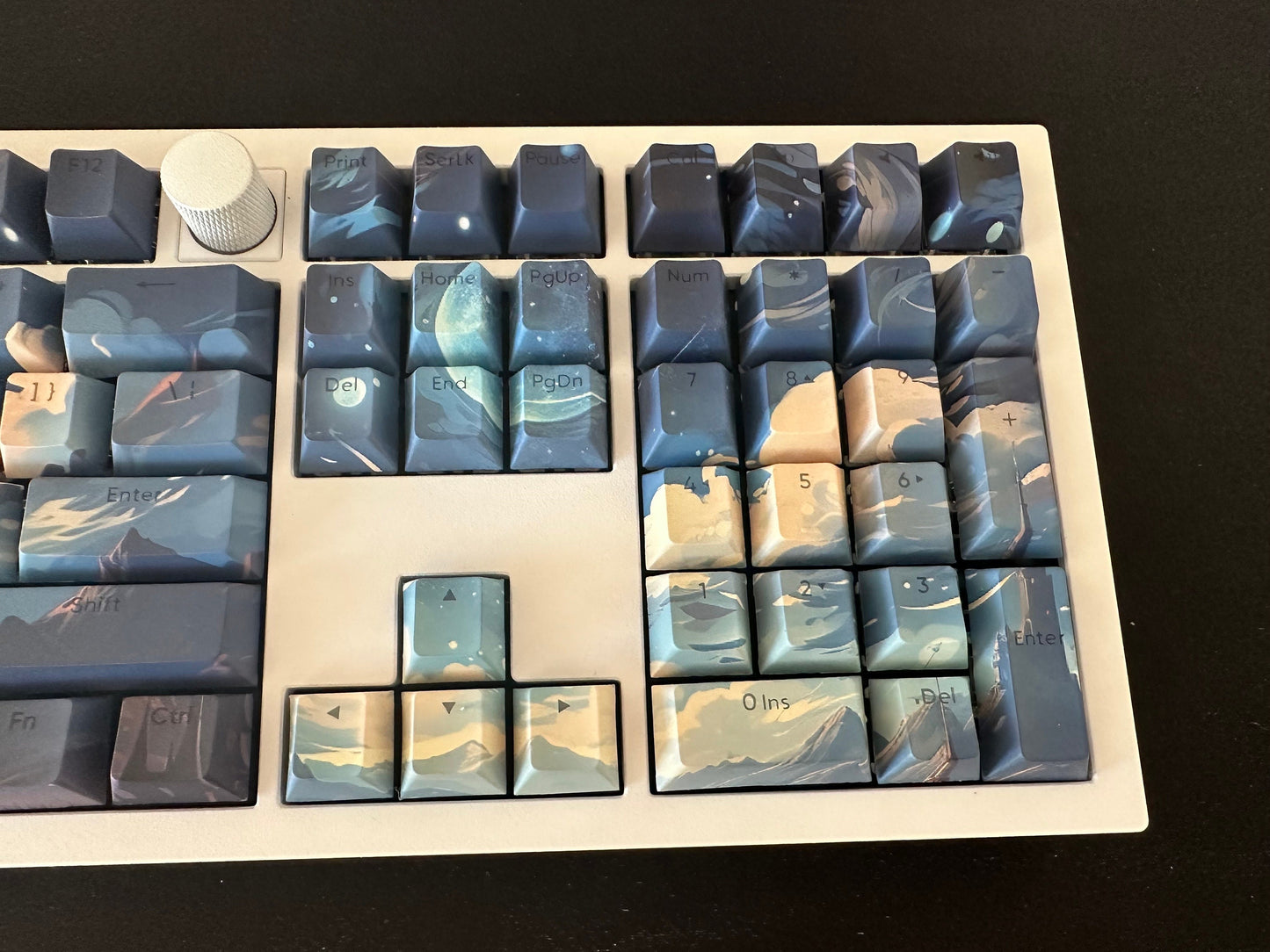 Backlit Space Night Sky Universe Theme Keycap Set