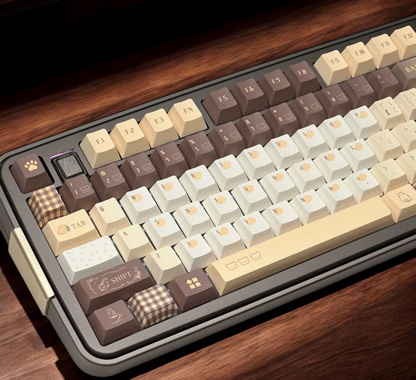 Mango Cat Cafe Coffee Theme Keycap Set