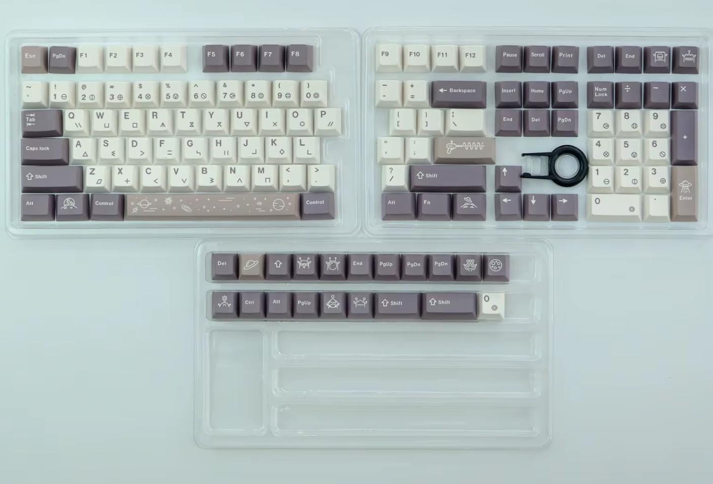 Deep Sky Galaxy Universe Theme Keycap Set