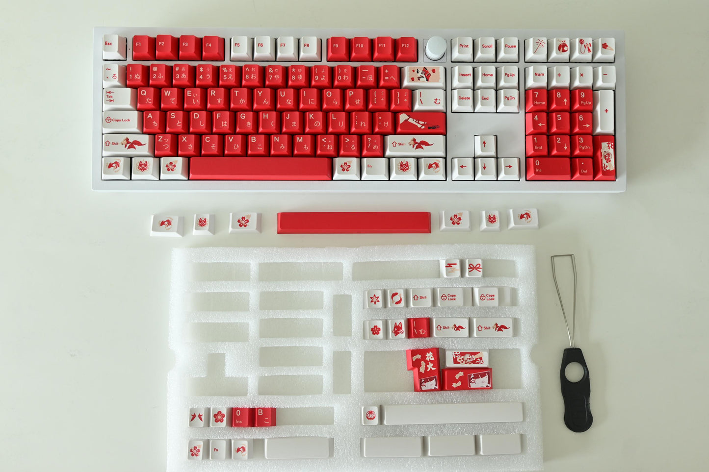 Fireworks Hanabi Japanese Cherry Blossom Keycap Set