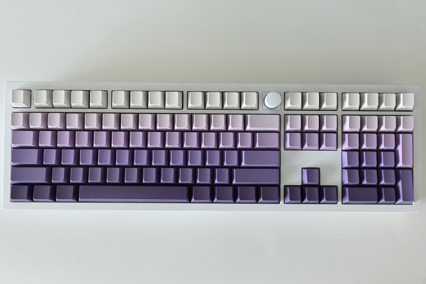 Backlit Dark Purple Gradient Keycap Set