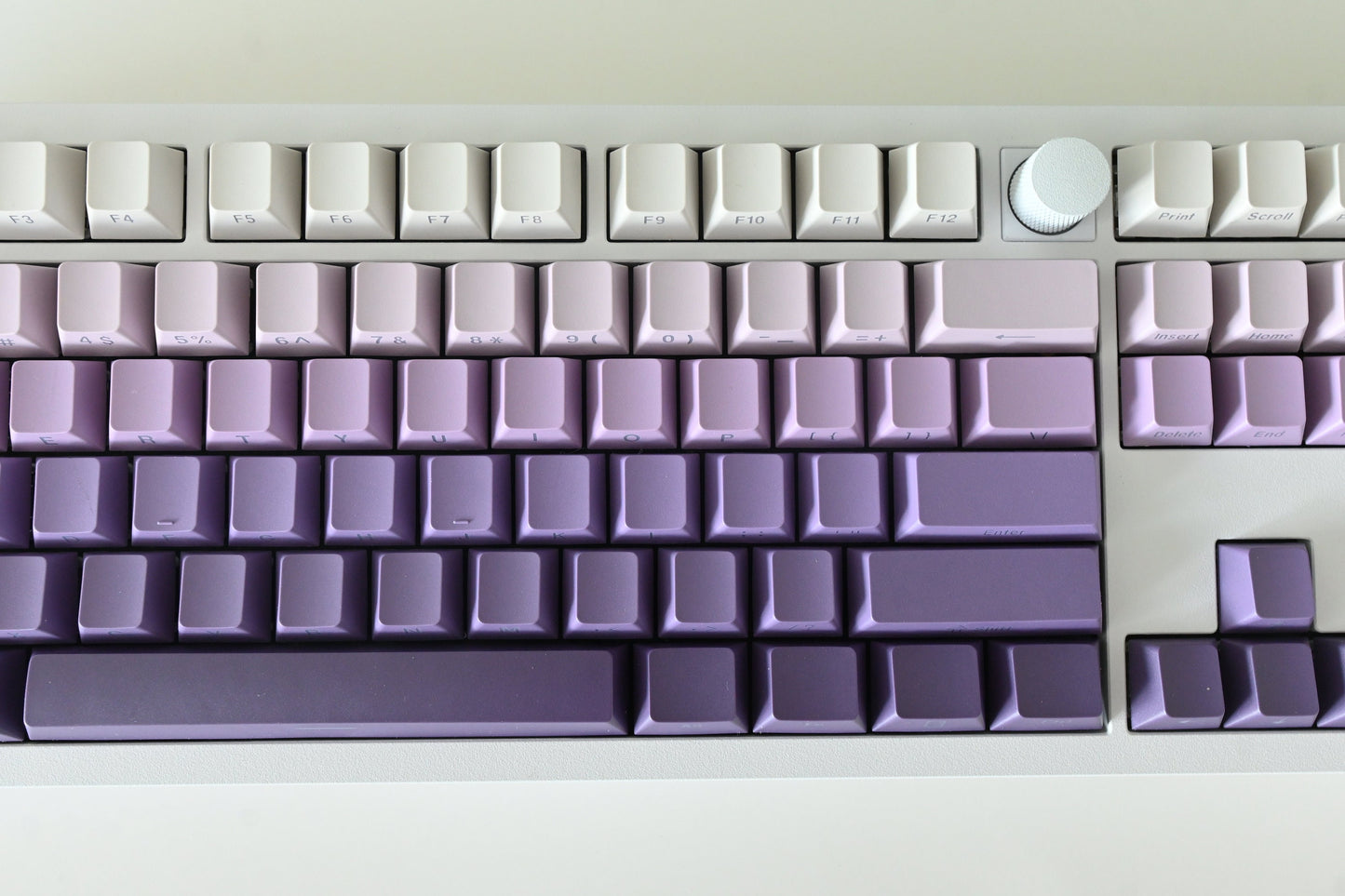 Backlit Dark Purple Gradient Keycap Set