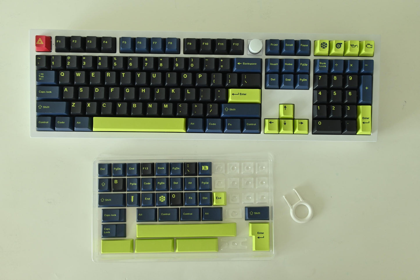 Neon Cyberpunk Theme Keycap Set