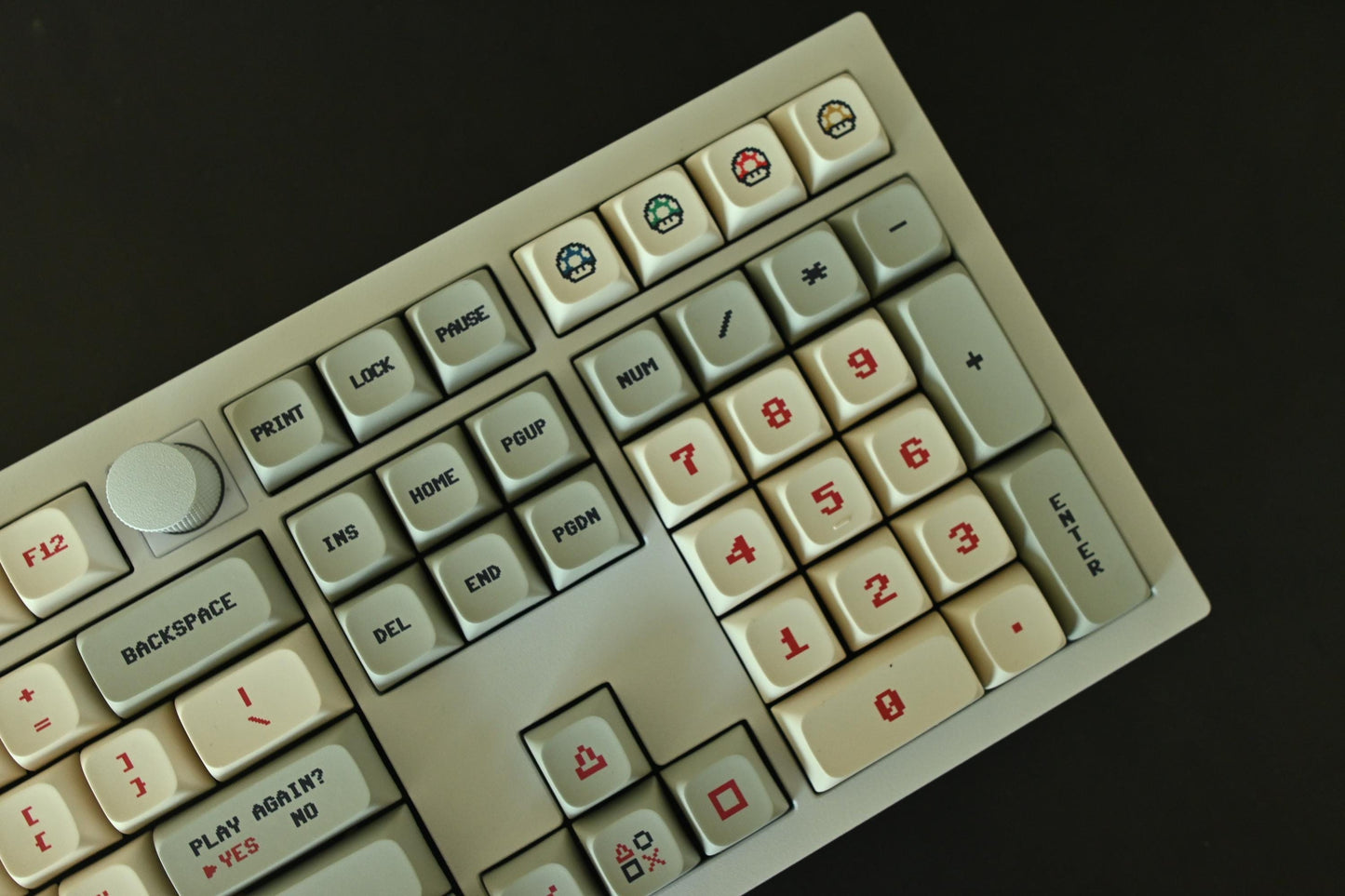Retro Mario Video Game Keycap Set