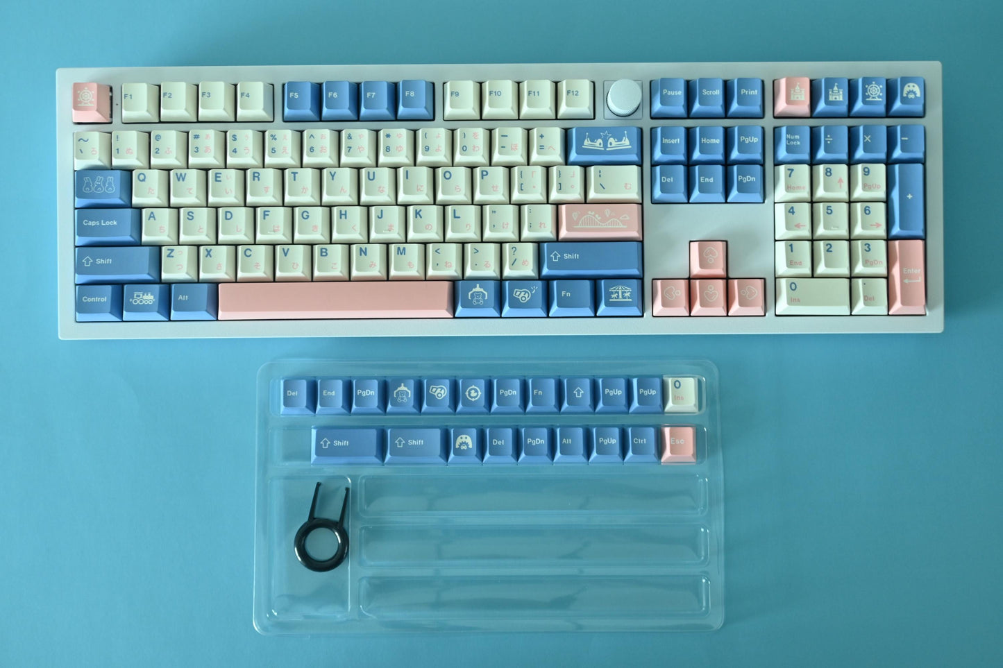 Cute Fun Amusement Theme Park Keycap Set