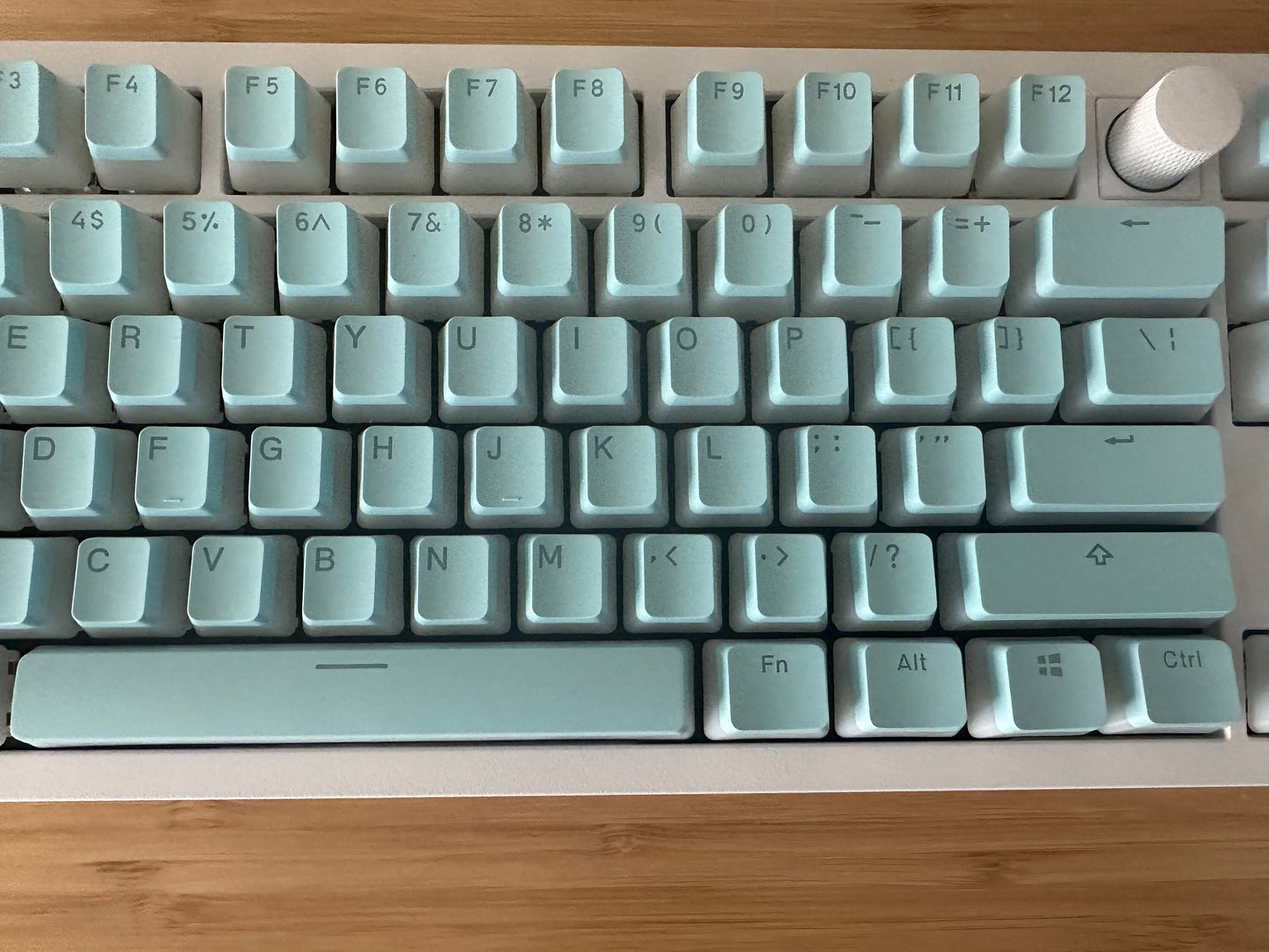 Backlit Translucent Blue Pudding Keycap Set