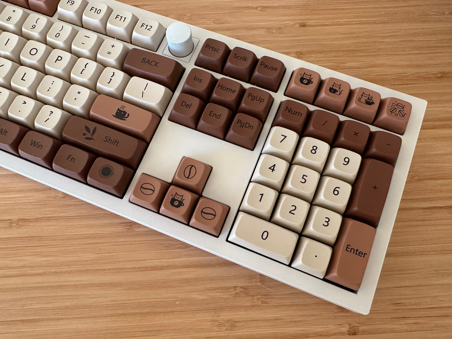 Cute Cat Cafe Theme Keycap Set