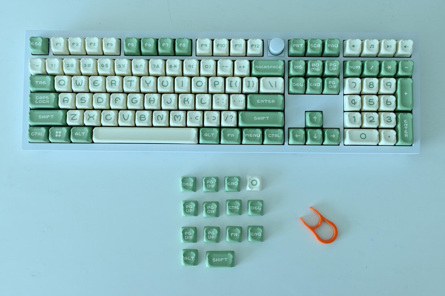 Cute Green Tea Matcha Theme Keycap Set