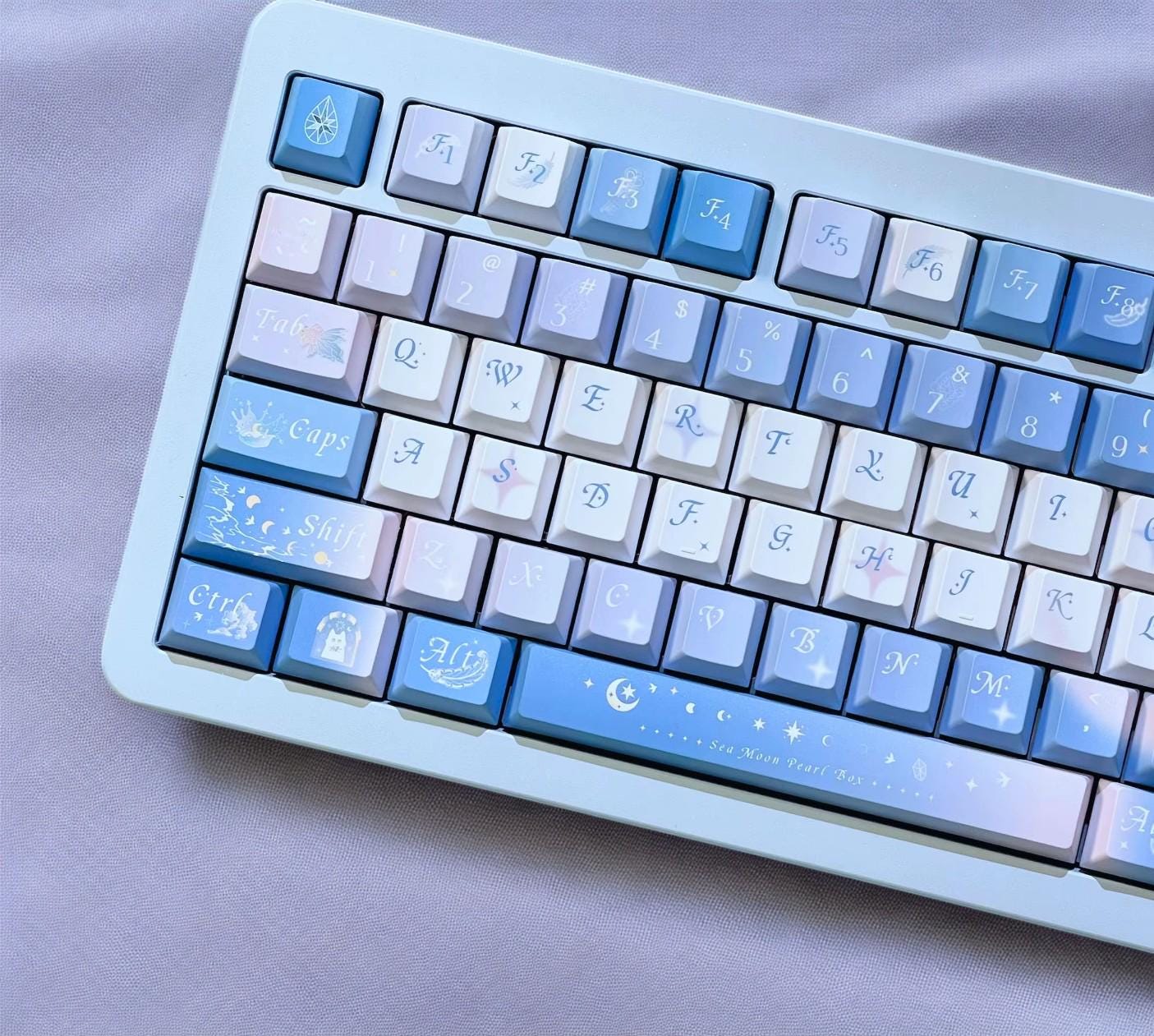 Crystal Fairy Moon Dreams Theme Keycap Set