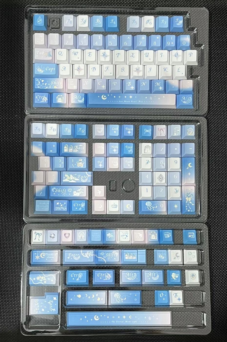 Crystal Fairy Moon Dreams Theme Keycap Set