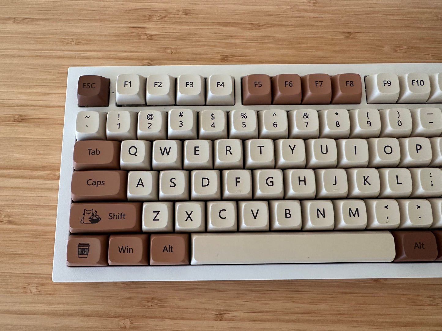 Cute Cat Cafe Theme Keycap Set