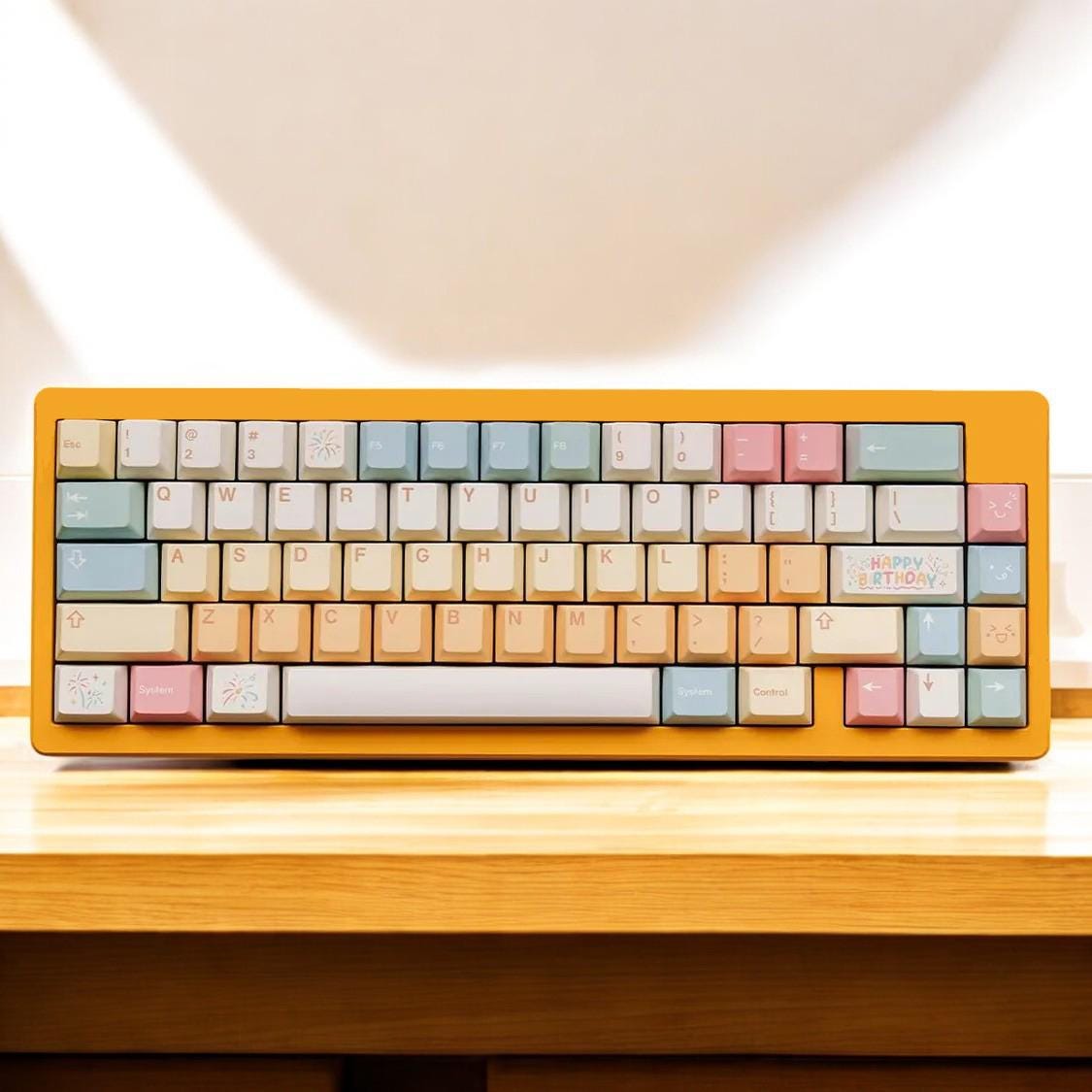 Happy Birthday Festive Party Theme Keycap Set