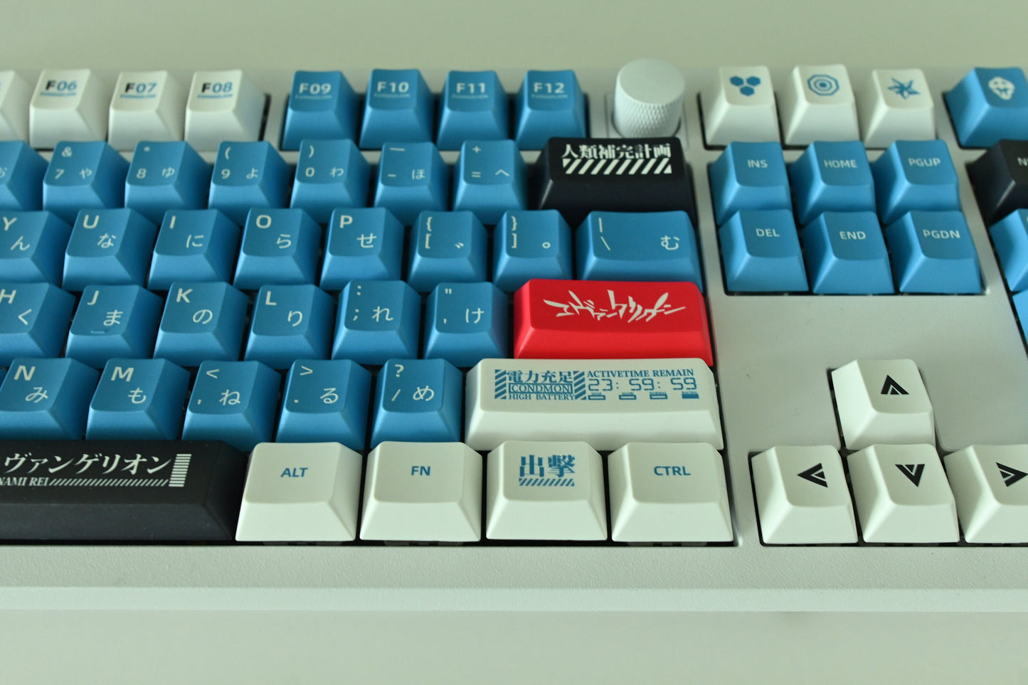 Eva Unit 00 Mecha Robot Japanese Anime Theme Keycap Set