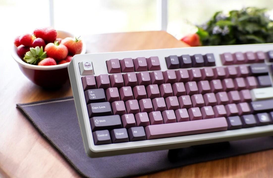 Cute Berry Dessert Keycap Set