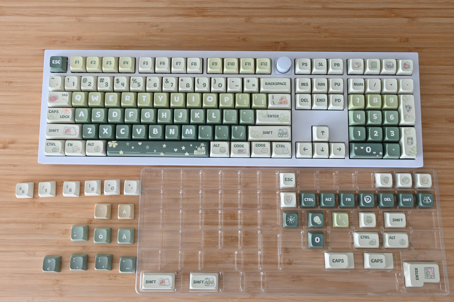 Lucky Clover Rabbit Keycap Set