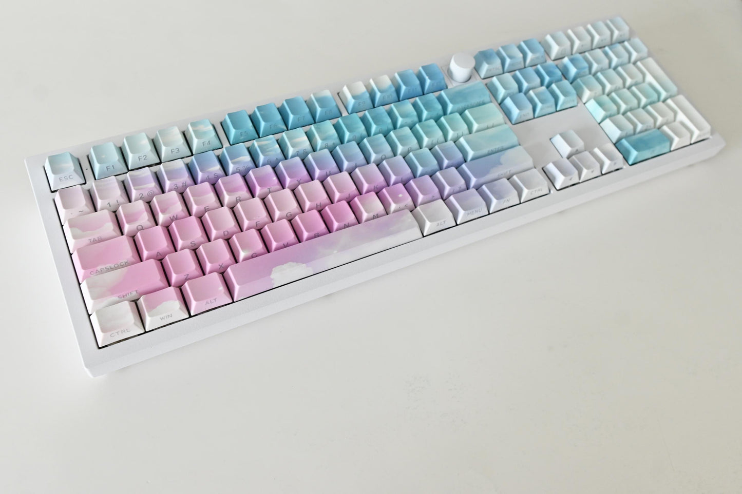 Fairy Sky Dream Clouds Backlit Side Print Keycap Set