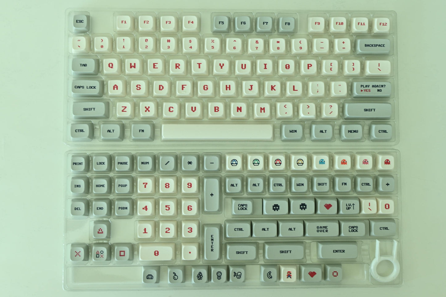 Retro Mario Video Game Keycap Set