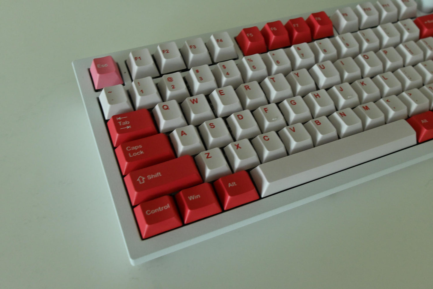 Cute Strawberry Red Bean Mochi Dessert Keycap Set